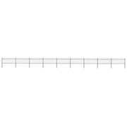 havehegn med spydtop stål 1603,5x80 cm sort