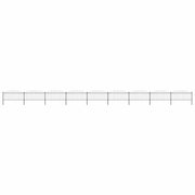 havehegn med spydtop stål 1603,5x75 cm sort