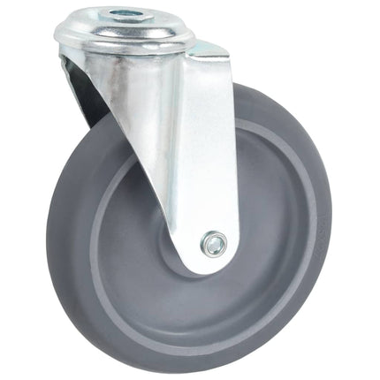 drejehjul med bolthul 16 stk. 125 mm