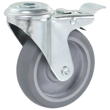 drejehjul med bolthul 24 stk. 100 mm