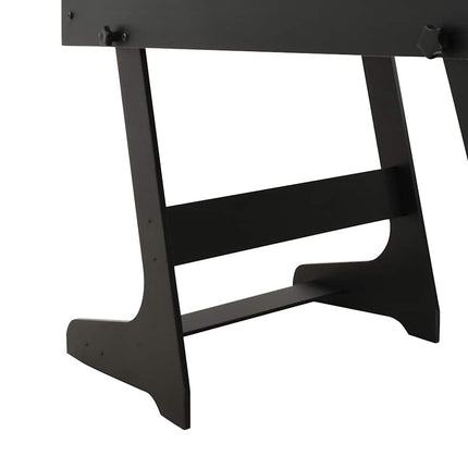 foldbart bordfodboldbord 121 x 61 x 80 cm sort