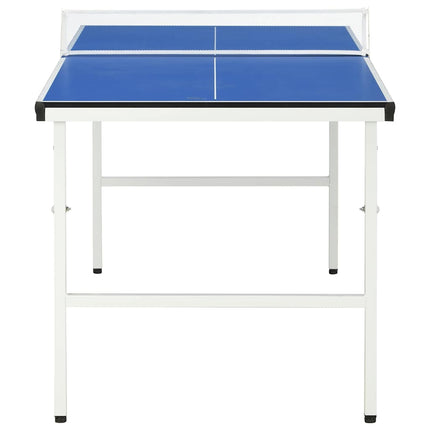1,5 meter bordtennisbord med net 152 x 76 x 66 cm blå