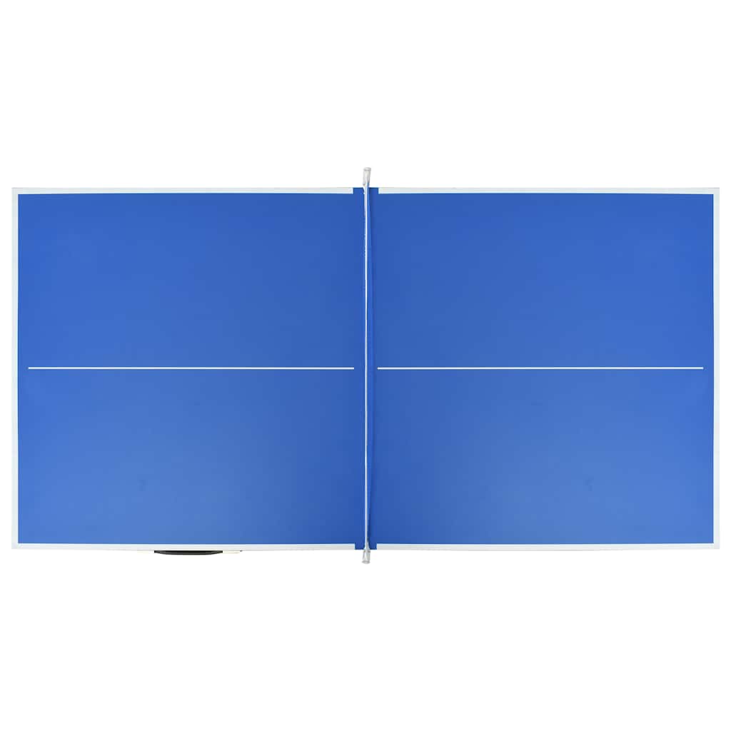 1,5 meter bordtennisbord med net 152 x 76 x 66 cm blå