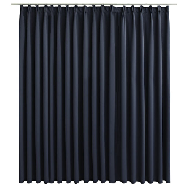 mørklægningsgardin med kroge 290 x 245 cm antracitgrå