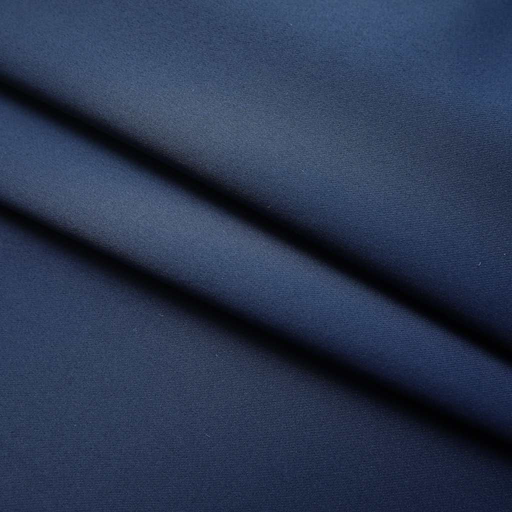 mørklægningsgardiner 2 stk. med kroge 140 x 245 cm blå