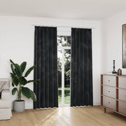 mørklægningsgardiner med kroge 2 stk. 140 x 225 cm antracitgrå