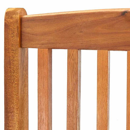 Klapstole 4 stk. massivt akacietræ