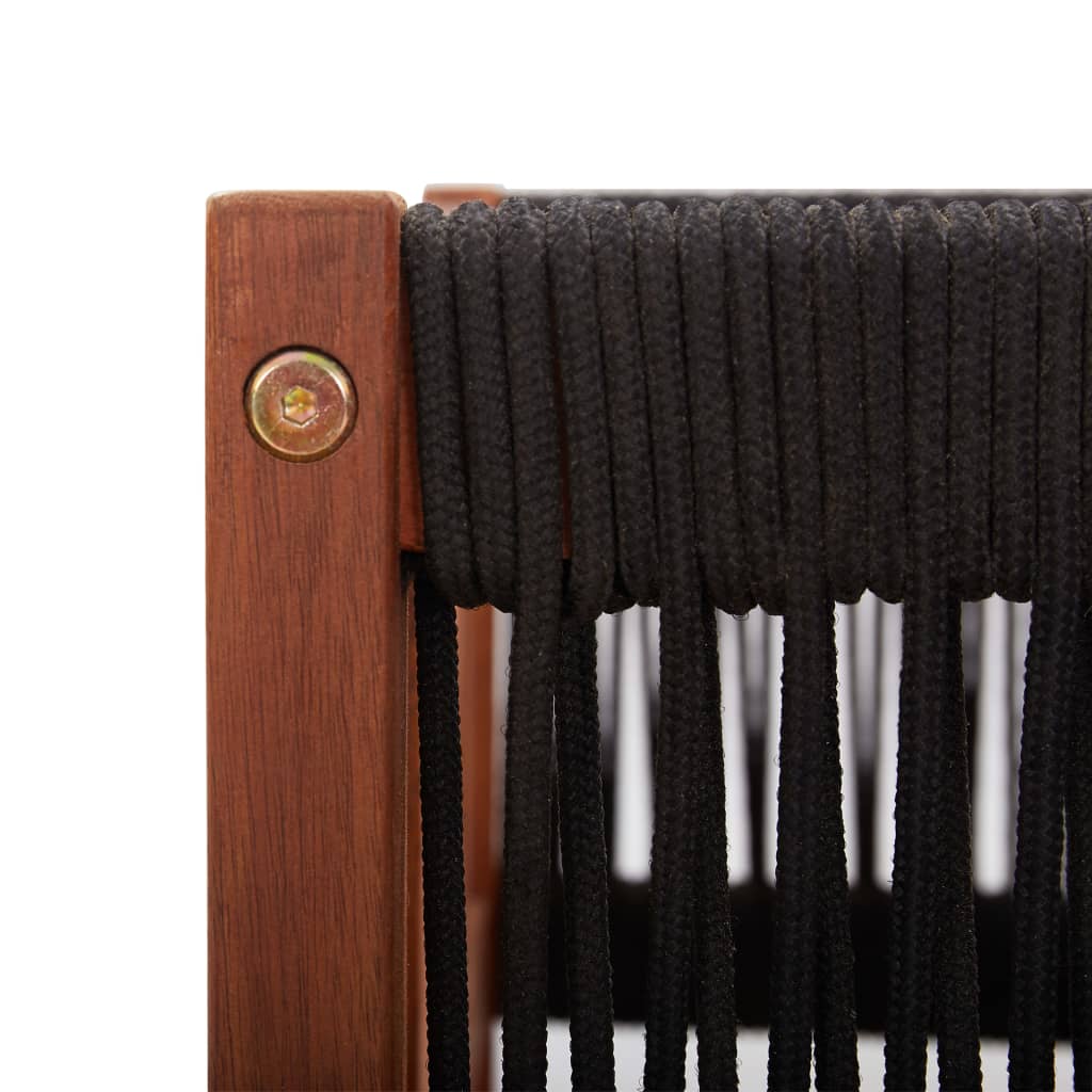 2-personers havesofa massivt akacietræ