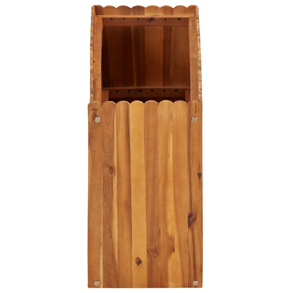 hævet plantekasse 100x30x50 cm massivt akacietræ
