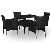 Møbel sæt 5 pcs Sort