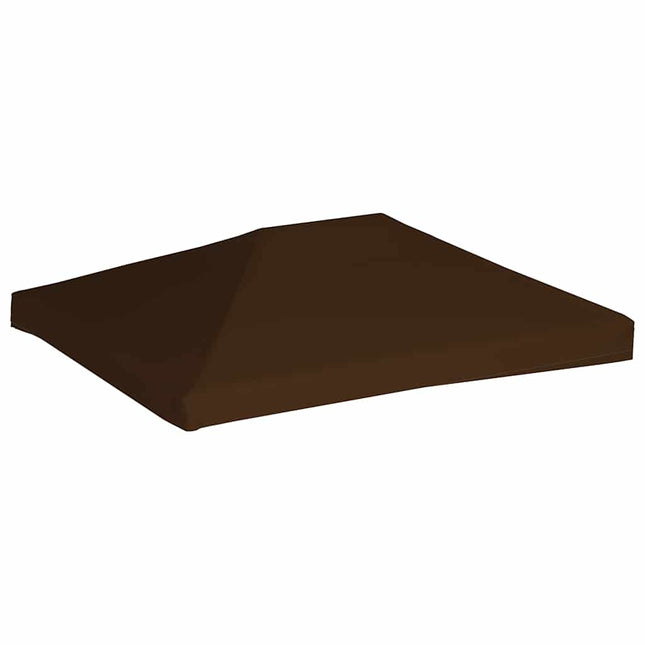 pavillontopdække 310 g/m² 3 x 4 m brun