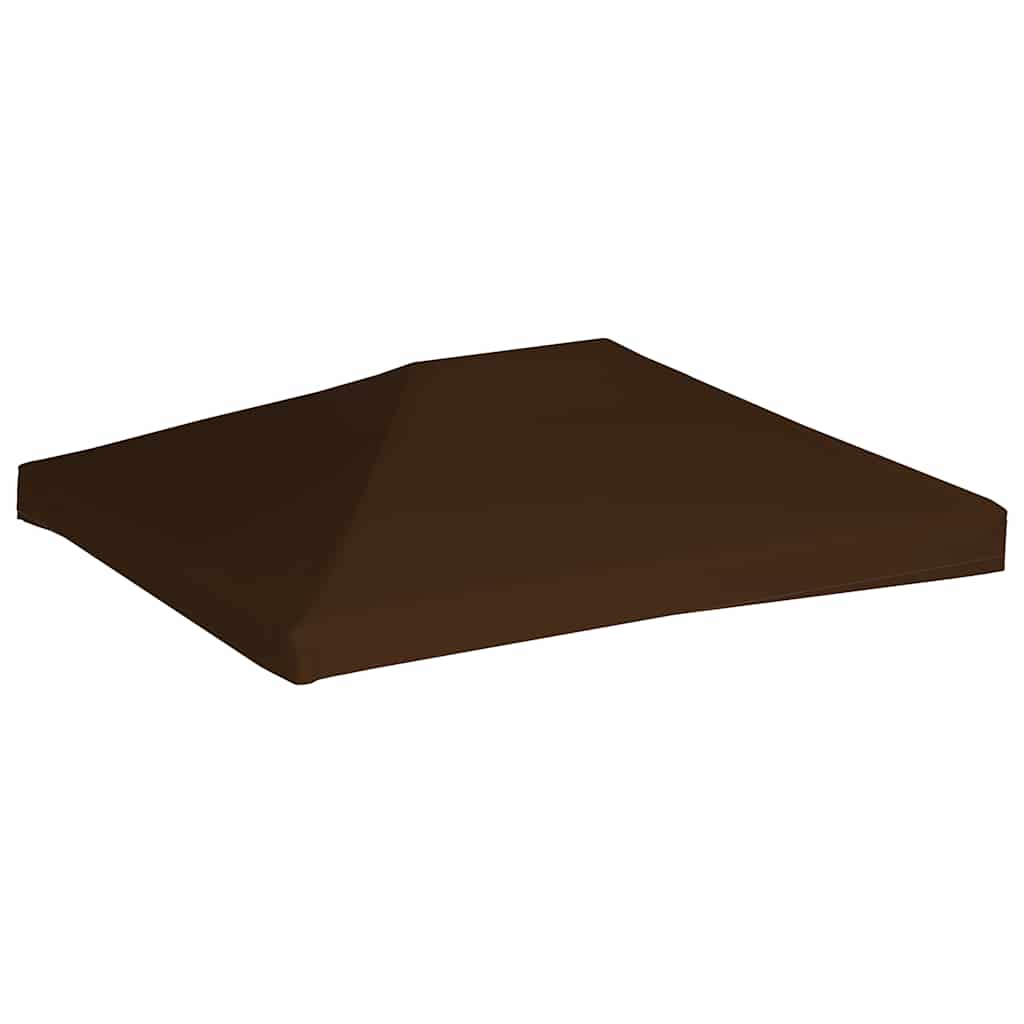 pavillontopdække 310 g/m² 3 x 4 m brun