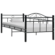stel til daybed 90x200 cm metal sort