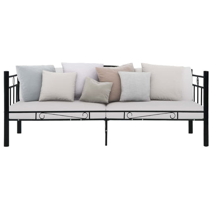stel til daybed 90x200 cm metal sort