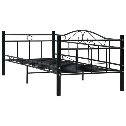 stel til daybed 90x200 cm metal sort