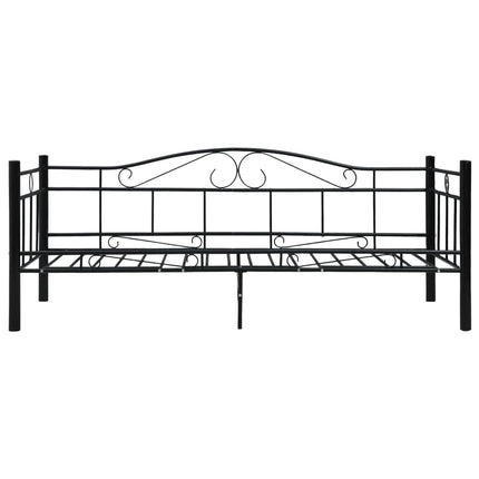 stel til daybed 90x200 cm metal sort