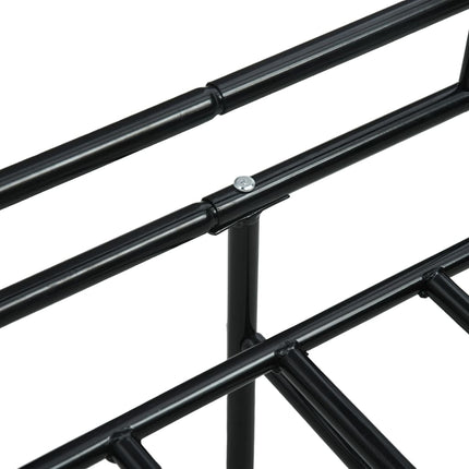 stel til daybed 90x200 cm metal sort