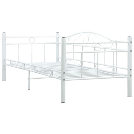 stel til daybed 90x200 cm metal hvid