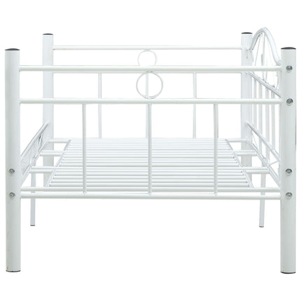 stel til daybed 90x200 cm metal hvid