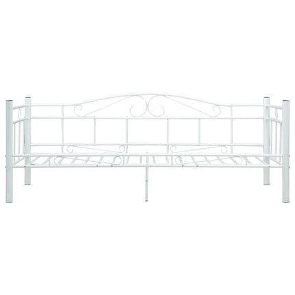 stel til daybed 90x200 cm metal hvid