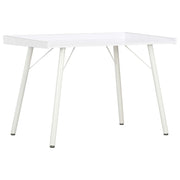skrivebord 90x50x79 cm hvid