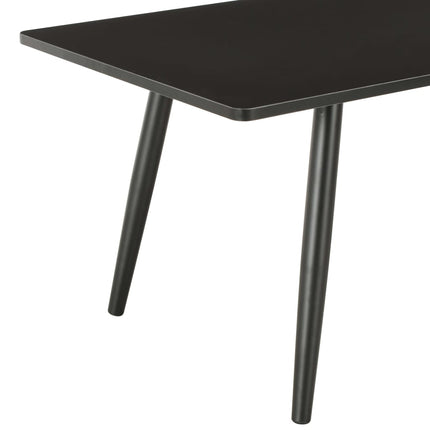 sofabord 120x60x46 cm sort
