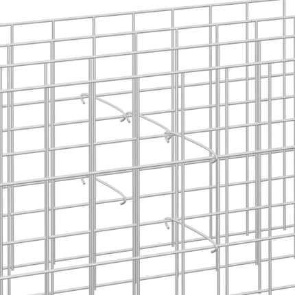 gabionkroge 100 stk. galvaniseret stål 40 cm