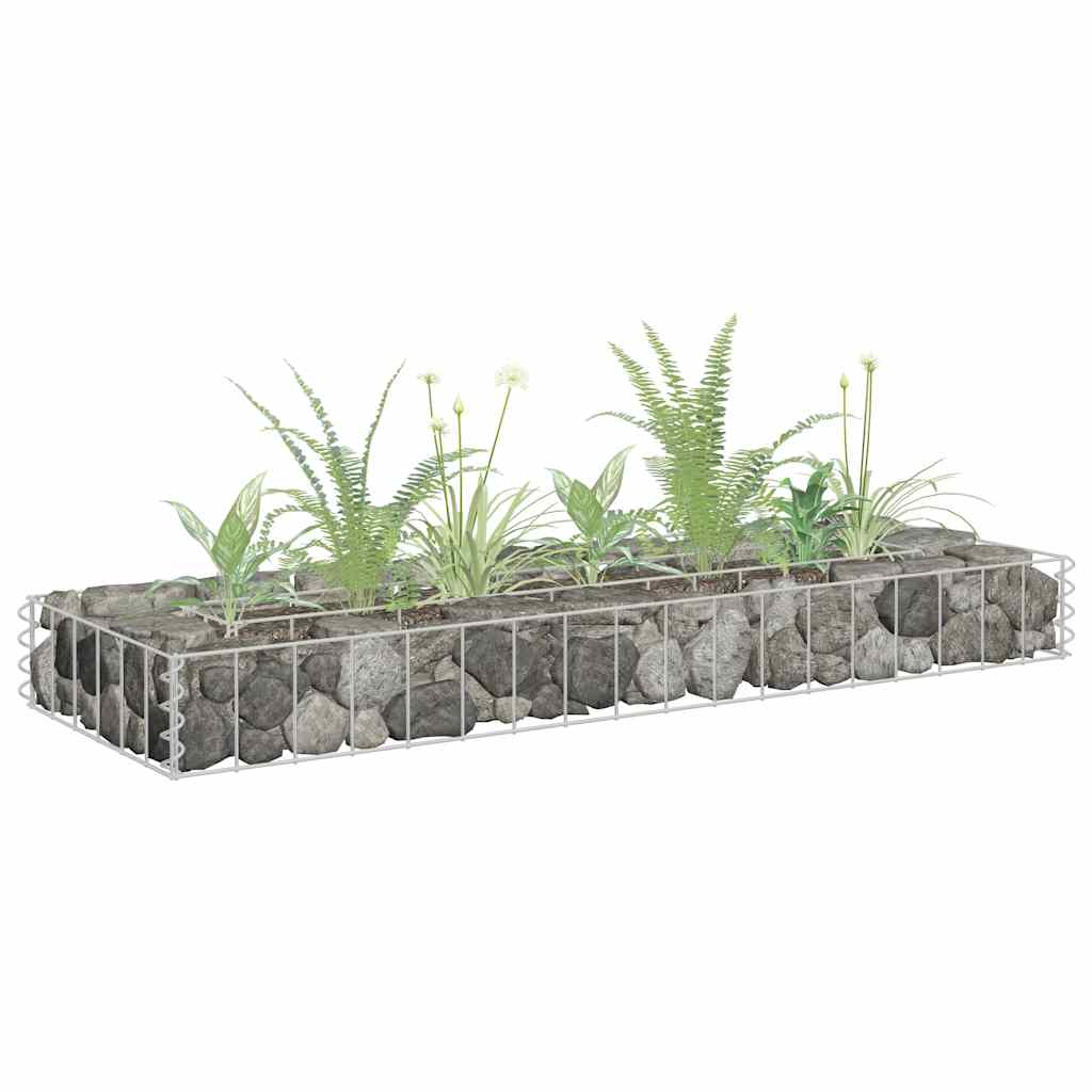 gabion-højbed 90x30x10 cm galvaniseret stål