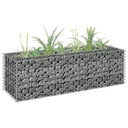gabion-højbed 90x30x30 cm galvaniseret stål