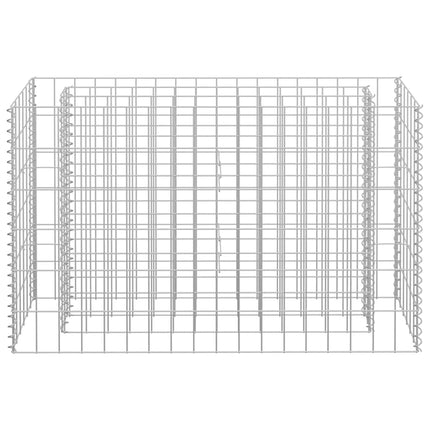 gabion-højbed 90x30x60 cm galvaniseret stål