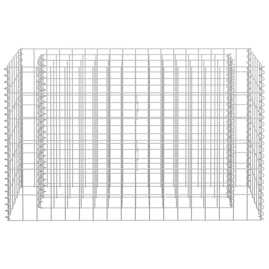 gabion-højbed 90x30x60 cm galvaniseret stål