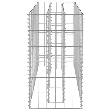 gabion-højbed 90x30x60 cm galvaniseret stål