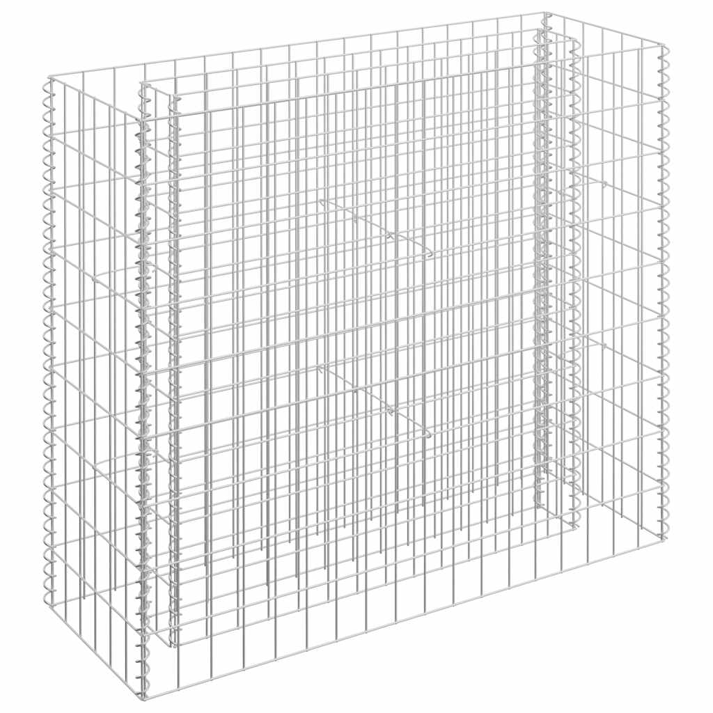 gabion-højbed 90x30x90 cm galvaniseret stål