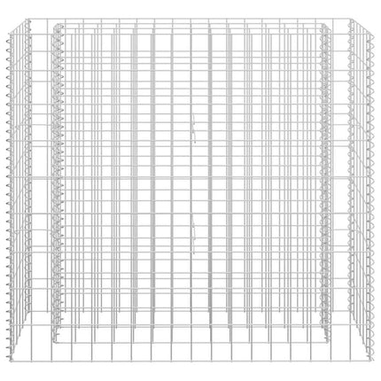 gabion-højbed 90x30x90 cm galvaniseret stål