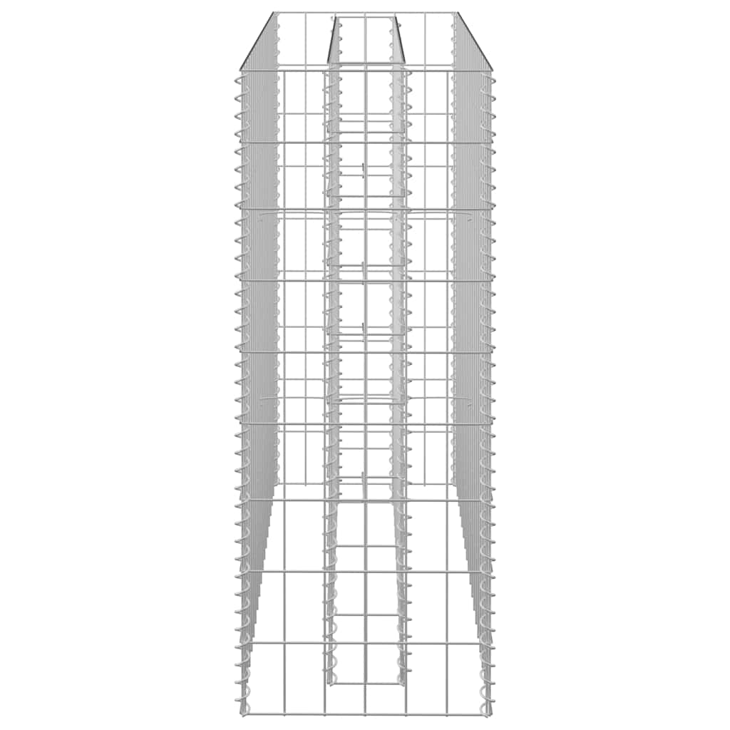 gabion-højbed 90x30x90 cm galvaniseret stål