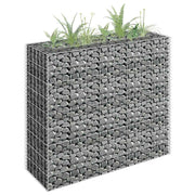 gabion-højbed 90x30x90 cm galvaniseret stål