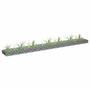 gabion-højbed 270x30x10 cm galvaniseret stål