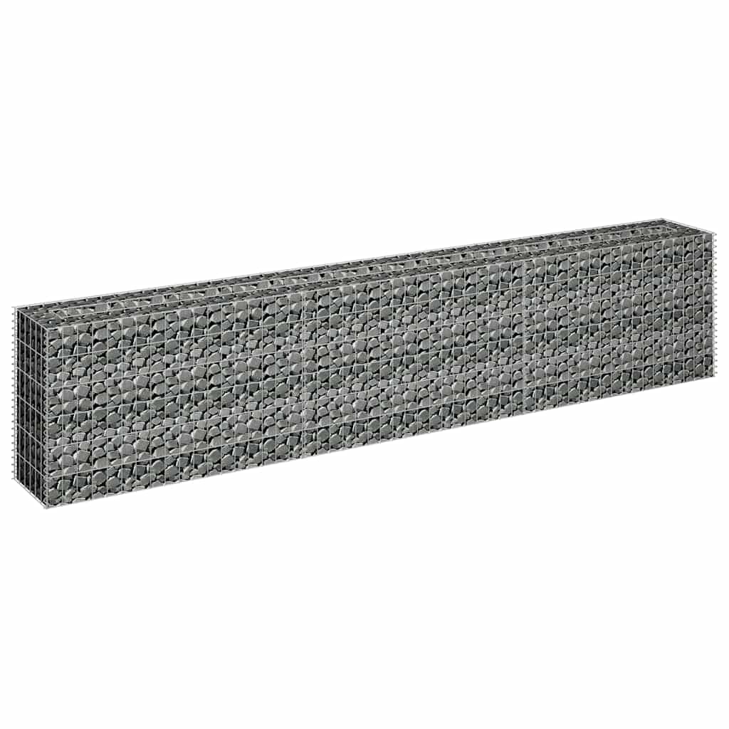gabion-højbed 270x30x60 cm galvaniseret stål