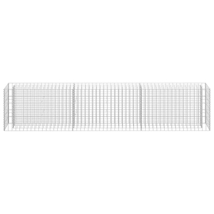 gabion-højbed 270x30x60 cm galvaniseret stål