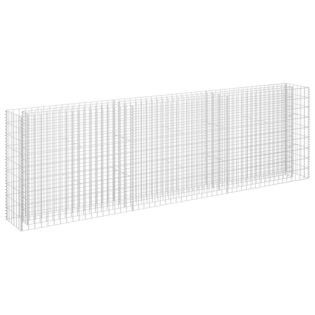 gabion-højbed 270x30x90 cm galvaniseret stål