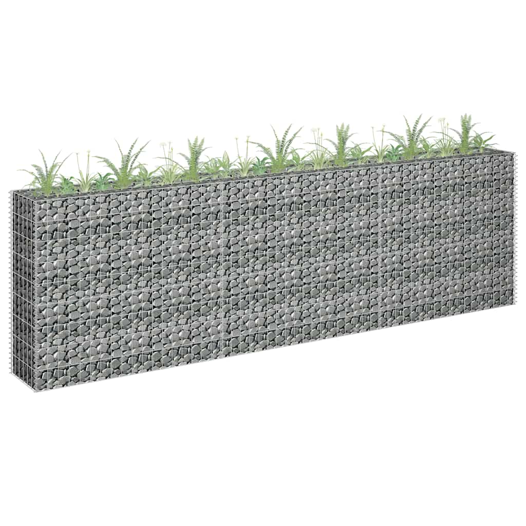 gabion-højbed 270x30x90 cm galvaniseret stål