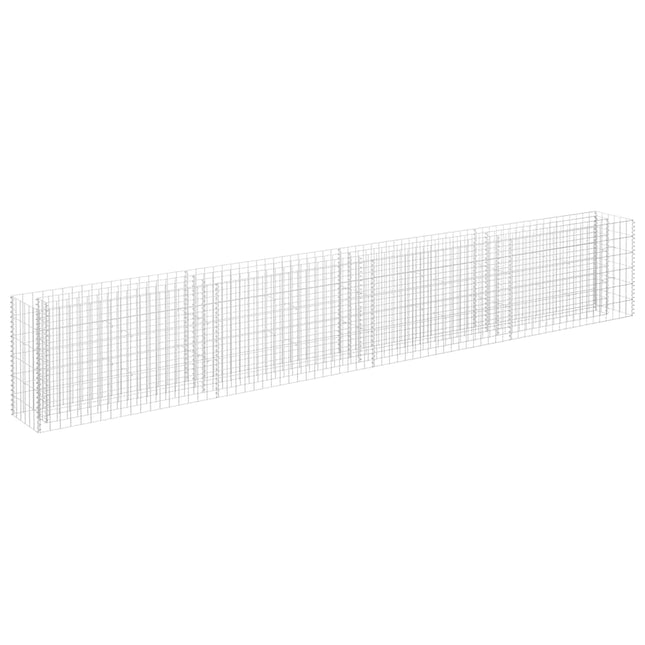 gabion-højbed 360x30x60 cm galvaniseret stål