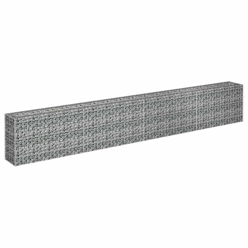 gabion-højbed 360x30x60 cm galvaniseret stål