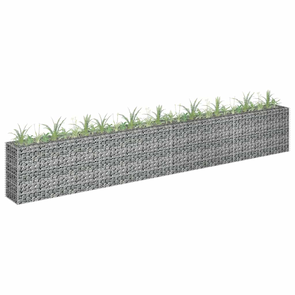 gabion-højbed 360x30x60 cm galvaniseret stål billede
