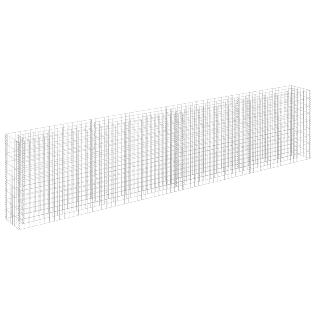 gabion-højbed 360x30x90 cm galvaniseret stål