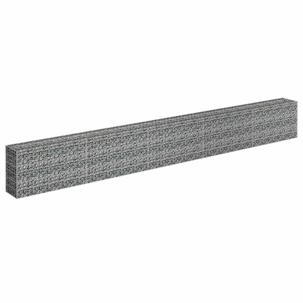 gabion-højbed 450x30x60 cm galvaniseret stål