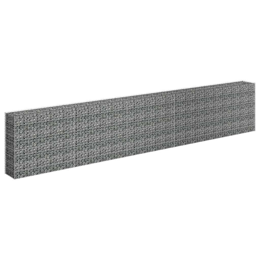 gabion-højbed 450x30x90 cm galvaniseret stål