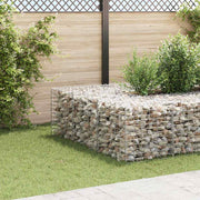 gabion-højbed 60x60x60 cm kubeformet stål