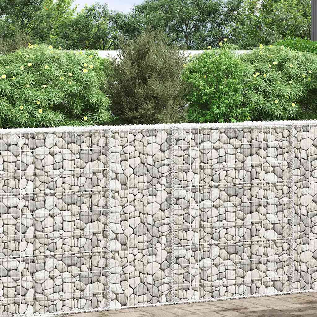 gabion-højbed 80x20x100 cm trapezformet galvaniseret stål