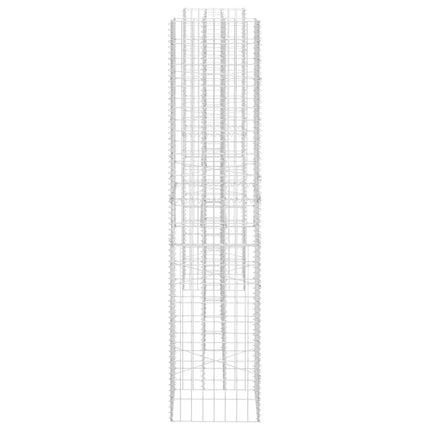 H-formet gabion-plantekasse 260x40x180 cm stål